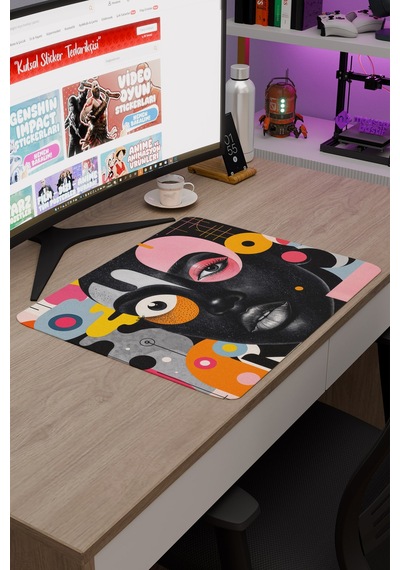 Maksimalizm Kaymaz Dikişli Kauçuk Oyuncu Mousepad V2 - 48x40 Xl Gaming Mouse Pad Fare Altlığı