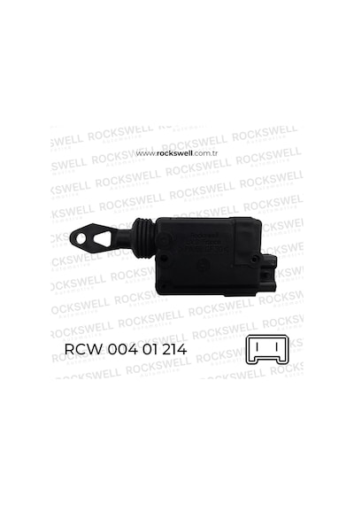 Üniversal 12v Merkezi Kilit Motoru Aparatlı 2f