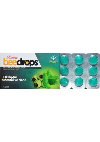 Balen Beedrops Okaliptüs Mentol Nane Aromalı Drops 24 Adet