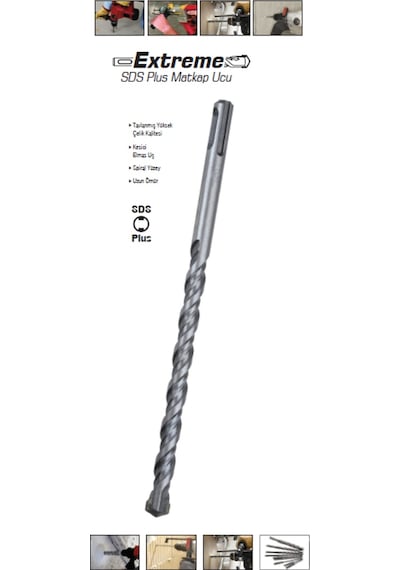 Sgs Sds Elmas Matkap Ucu 8 Mm X 450 Mm -