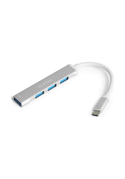 Dark Connect Master X4 Dk Ac Usb310C 4Port Type C Beyaz Usb Çokl