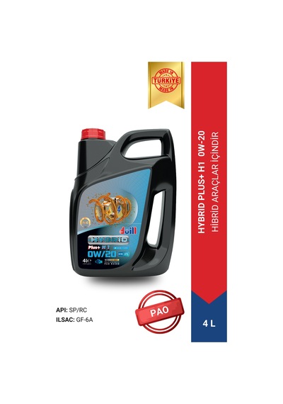 Doill Hybrıd 0W-20 Apı Sp/rc Tam Sentetik Motor Yağı 4 L Doill Hybrıd 0W-20 Apı Sp/rc Tam Sentetik Motor Yağı 4 L