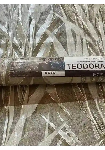 Yeşil Tropikal Yapraklar Duvar Kağıdı 53331 Çok Renkli