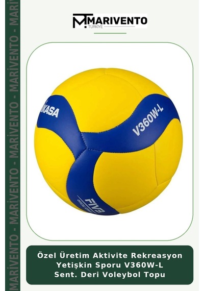 Özel Üretim Aktivite Rekreasyon Yetişkin Sporu V360w-l Sent. Deri Voleybol Topu Çok Renkli