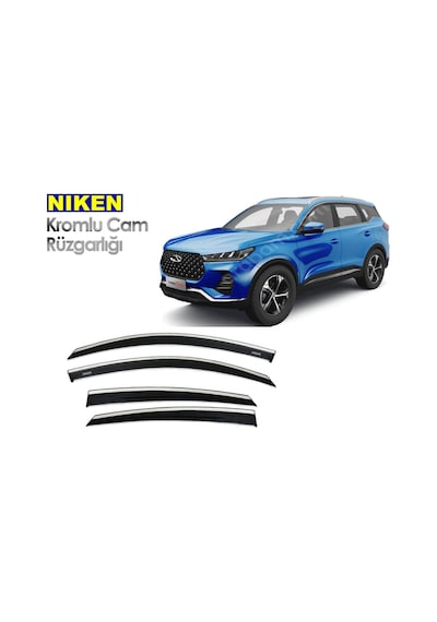 Chery Tiggo 7 Pro Krom Cam Rüzgarlığı Niken Marka 2020 Sonrası