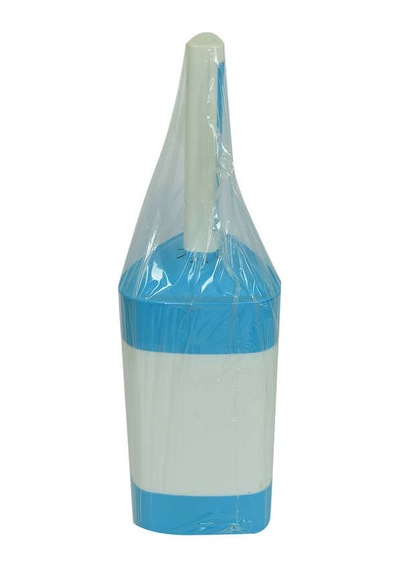 Plastik Elegant Muhafazalı Tuvalet Klozet Fırça Takımı Karışık Renk Zp-150 Çok Renkli