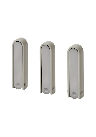 Ikea Klyket Banyo Askısı 3 Kancalı 3'li 8 X 9 Cm Gri