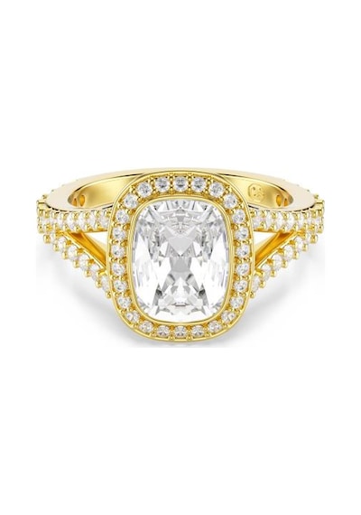 Swarovski 5762626 Yüzük Una:rıng Cushıon Whı/gos 55 Metalik Ayarlanabilir
