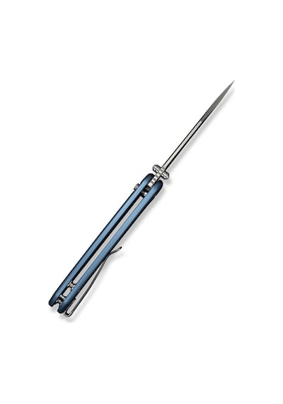 Sencut Ingot Blue Aluminum Handle Satin Finished D2 Blade Çakı Mavi