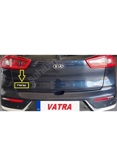Niro 1.6 Gdı Exclusive Uyumlu Kia Bagaj Yazısı 3m 3d Abs