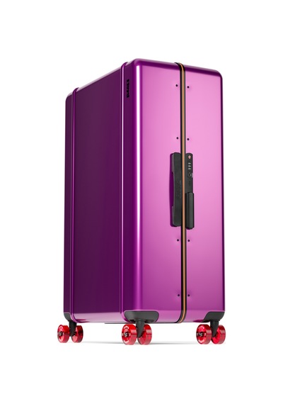 Floyd Mor Çekçekli Sert Valiz Trunk, Magic Purple