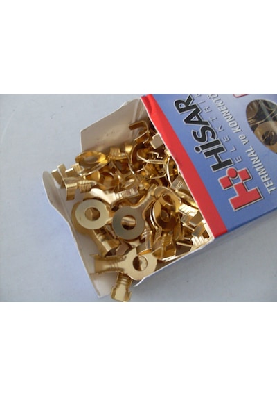 Delikli Tip Sıkmalı Terminal 150 Li Paket 6 Mm Kablo Ucu