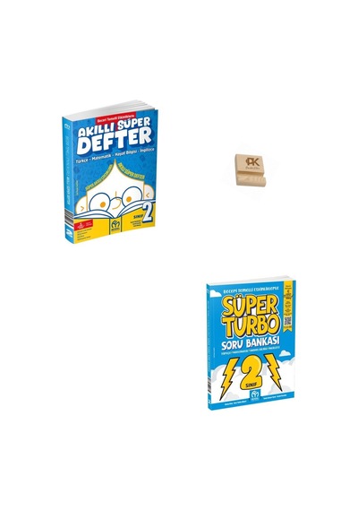 Model 2. Sınıf Süper Akıllı Defter Ve Süper Turbo Tüm Dersler Soru Bankası + Telefon Standı