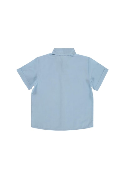 Civil Boys Basic Kısa Kol 6-9 Yaş Gömlek - Mavi