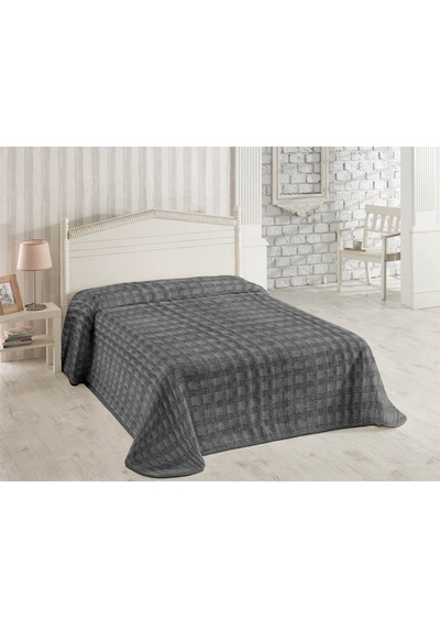 Dolce Bonita Home Wellsoft Accordıon Battaniye 200x220 Antrasit - Uyku Bandı Antrasıt Antrasit
