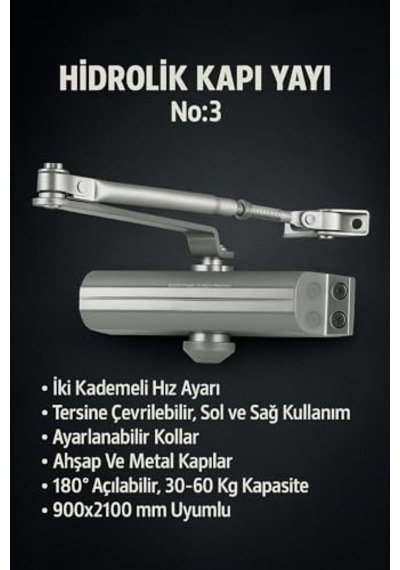 50-630 Kapı Hidroliği Raylı 3 Numara
