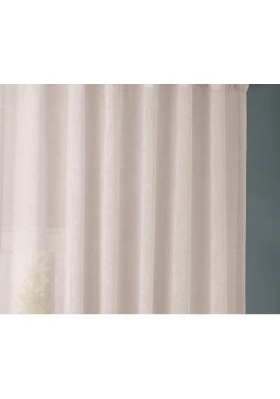 Evdepo Home Kullanıma Hazır Keten Tül Perde (541075355)