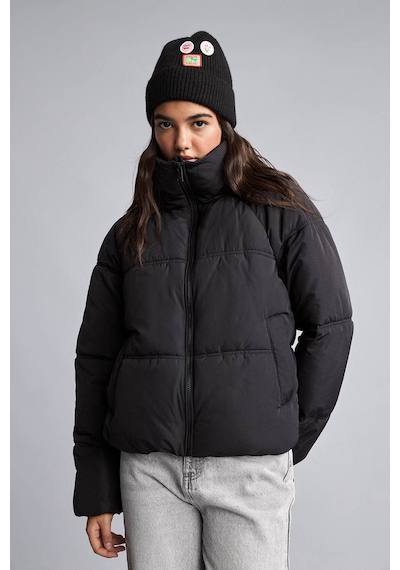 Defacto Şişme Siyah Kadın Mont H3822ax/bk81