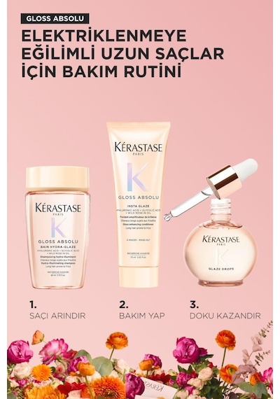 Kerastase Gloss Absolu Parlaklık Veren Üçlü Saç Bakım Seti 80 Ml