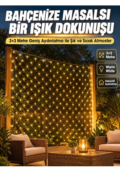 Sıcak Gün Işığı Led İle Geniş Alanlarda Göz Alıcı Dekorasyon - Lisinya Sarı