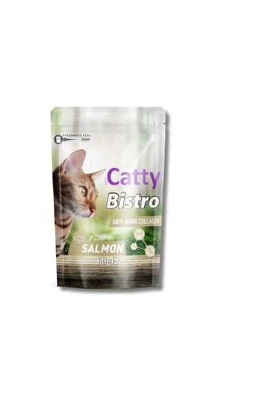 Catty Bistro  Collagen Somonlu Kedi Ödülü 60gr