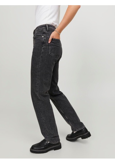 Jjxx Yüksek Bel Bol Paça Straight Kadın Denim Pantolon 12229026 Siyah