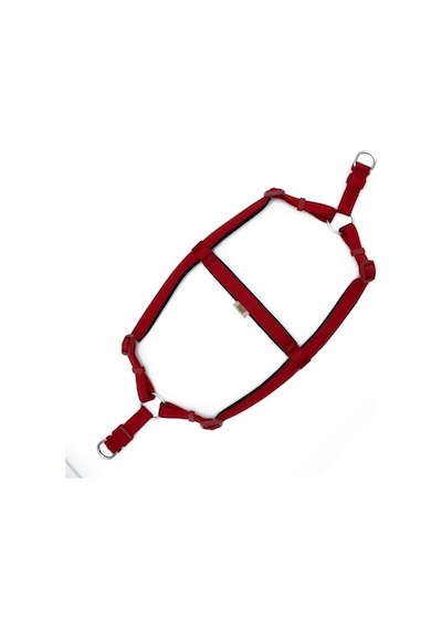 Doggie Konfor Ronin Dokuma Göğüs Tasması Bordo 2 x 55-65 CM Bordo