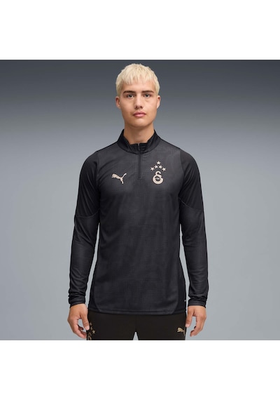 Puma Galatasaray Erkek Antrenman Fermuarlı Üst 782887 10 SIYAH