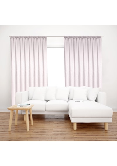 Premier Home Saten Fon Perde 140x260 Beyaz