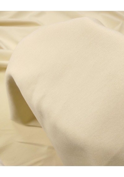 Krem Telalanmış İnterlok Penye Örme Kumaş Tok Duruşlu Esnek Elbiselik & Tuniklik En: 160cm-11800