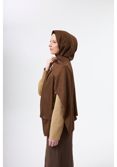 Mirsoy Scarf Mir Modern Desen Şal Acı Kahve