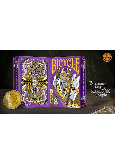 Bicycle Bull Demon King Rebellion Purple Premium Oyun Kağıdı Limited Edition Koleksiyonluk İskambil Kartları