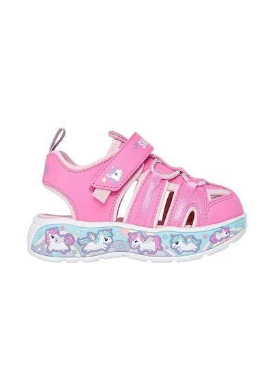 Skechers 303162n Pklp Play Scene Splash - Cute Crew Kız Çocuk Sandalet Çok Renkli