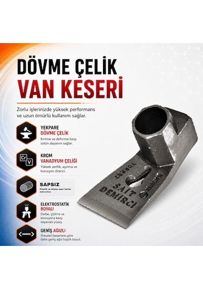 Sait Demirci Van Keser Çok Amaçlı Dövme Çelik Kalıp, İnşaat, Bahçe Keseri