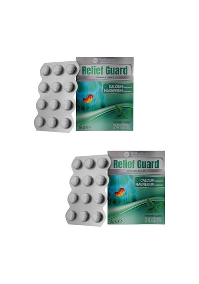 Relief Guard İkili Paket 48 Çiğnenebilir Tablet