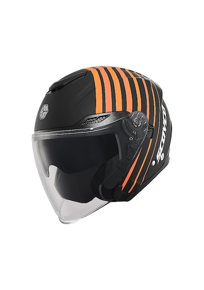 Of669 Track Motosiklet Kaskı Güneş Vizörlü Yarım Açık Motorcu Kask Çok Renkli