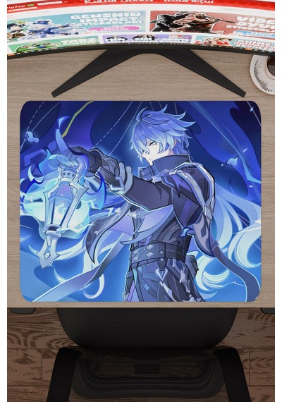 Flins Genshin Impact Anime Oyuncu V1 - 48x40 Xl Gaming Mouse Pad Fare Altlığı