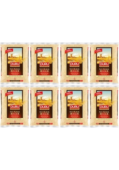 Duru İnce Pilavlık Bulgur 8 x 1 KG
