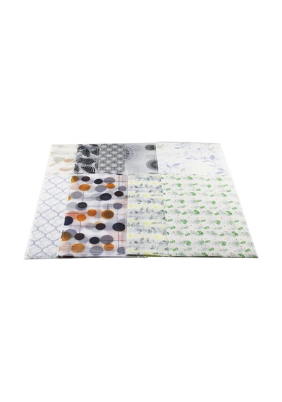 6 Pcs 30x45cm Eva - Kaymaz Dolap Ve Çekmece İçi Raf Örtüsü 5468 Çok Renkli