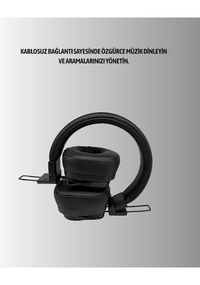 Hepsi Katlanabilir Tasarımlı Taşınabilir Kablosuz Müzik Kulaklığı Yeni Nesil Najmaddin
