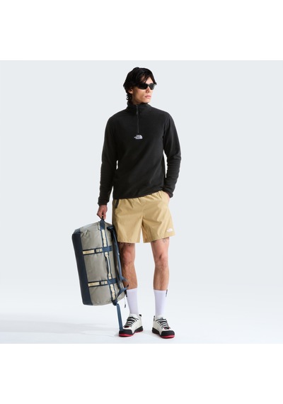 The North Face M Glacier 1/4 Zip - Embroidered Logo Erkek Sweatshirt-34557 siyah