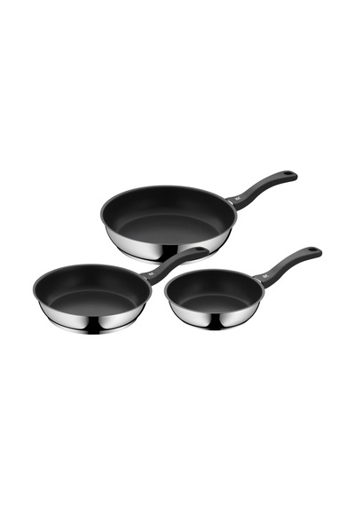 Non-stick Fry Tava Seti, Üç Parça Açık Bakır