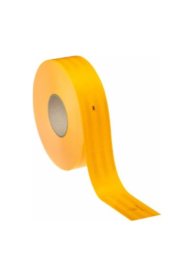 3m 983-10 Sarı Reflektif Şerit Bant 53.5mm X 50 Metre - Sert Zemin