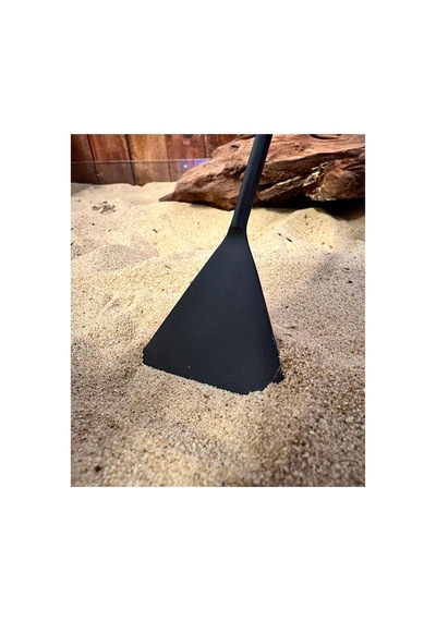 Karbon Kaplama Kum Düzeltme Aparatı Spatula - 25 Cm
