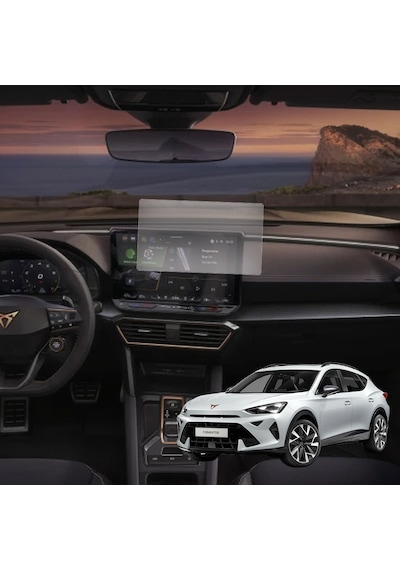 Cupra Formentor Multimedya Paneli Uyumlu Nano Cam Ekran Koruyucu Set