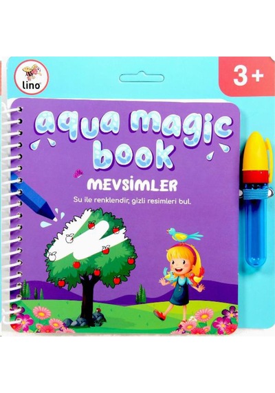 Aqua Magic Book Mevsimler Araçlar Sihirli Boyama Kitabı