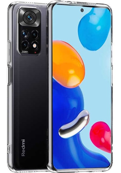 Xiaomi Redmi Note 11S Global Kilif Seffaf Silikon Hibrit Case Kap 541240448