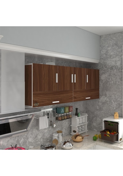Kenzlife hazır mutfak perenna cvz 060*180*22 mutfak banyo dolabı kapaklı raflı