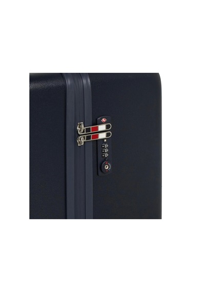 Tommy Hilfiger Logolu Unisex Mavi Valiz Mavi