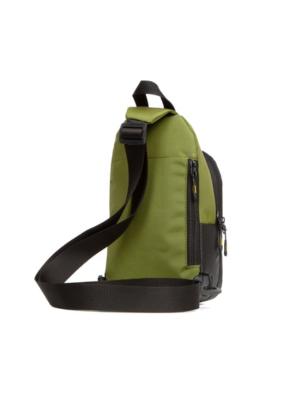 Esvelans Unisex Çapraz Askılı Göğüs Ve Omuz Çantası Body Bag İkili Set Haki - Lacivert